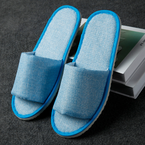 Fabrication parfaite, aspect soigné, tailles et couleurs personnalisées, bon marché, pantoufles jetables pratiques, logo personnalisé, échantillon gratuit pour hôtel - Product Image 5