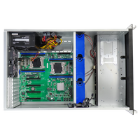 Châssis de serveur en rack 19 pouces, 4U, 8 baies sans plateau à échange à chaud, pour cartes mères ATX, Micro-ATX, Mini-ITX, 6 Gbit/s, EKI-N408RM