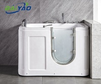 Baignoire de luxe Jacusi avec douche intégrée, hydromassage, bain à remous, baignoire spa autoportante en acrylique, 60 jets, écologique