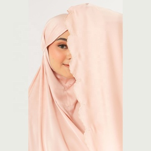 In magazzino all'ingrosso musulmano Design classico Khimar cappello preghiera vestiti donna Burqa <span class=keywords><strong>Dubai</strong></span> lungo Khimar Hijab - Product Image 4