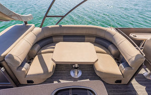 Hot Selling 28 Foot Double Decker Slide Pontoon Boat Luxury Full Service Custom Party Barge Aluminium Material Outdoor Sports - Product Image 4