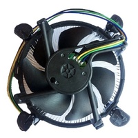 Mejor precio CPU cooler Intel 4 6 7 8 9 10 11 12 gen procesador LGA 775 115X 3pin 4pin PWM ordenador PC radiador universal