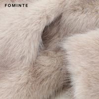 Manteau court en fausse fourrure pour femme grande taille, chaud et doux, style mode, vêtement d'extérieur de luxe, vente en gros