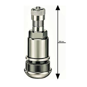 Capuchon de valves de capteur de pression de pneu de voiture Tubeless TR525 MS525 <span class=keywords><strong>jante</strong></span> de roue en acier inoxydable universelle Valve de pneu en métal en alliage d'aluminium de Zinc - Product Image 6