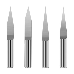 Brocas de enrutador de carburo de tungsteno V para madera Cnc herramienta de madera V bit <span class=keywords><strong>20</strong></span> ° - Product Image 2