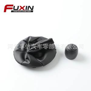 ฝาครอบหัวเกียร์รถยนต์ FUXIN ทำจากหนัง PU สำหรับ Fiat 500C Panda 03-12 เกียร์ธรรมดา - Product Image 5