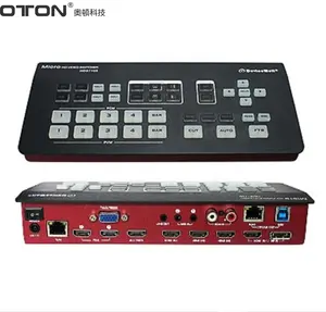 OTON A13 super stream Live streaming video Switcher (4 HD-MI + 1 DP)SDI input DVD output MIX/dissolvenza effetti commutazione VS HDS7105