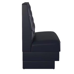 Sillas de Cuero Personalizadas para Restaurantes, Puestos de Comida Rápida, Cafeterías, Sofás Modernos Negros para Clubes Nocturnos, Muebles Comerciales - Product Image 6