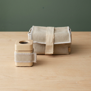 Handmade <b>Wooden</b> Incense Burner with Natural Fabric <b>Wrap</b> Bamboo Aromatic Holder All-Season Use Minimalist Design Unique Design - Product Image 1