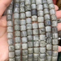Perles en tube de pierre naturelle 10x10mm, perles en vrac en forme de baril pour la fabrication de bijoux DIY (bracelets, colliers), vente en gros