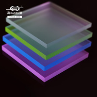 Lámina Acrílica Fundida Esmerilada Premium, Bloque de Muestra Arquitectónico Sólido para Diseño de Interiores, Muestra de Color y Soluciones de Exhibición Decorativa