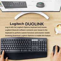 Vente chaude Clavier et souris sans fil Logitech MK850 Performance d'origine Combo Multi-appareils PC Mac Connexion Bluetooth 2.4G