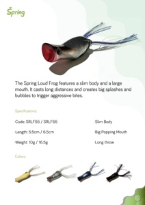 Loud Frog Silent Collapsible Soft Frog pour tapis de lotus robustes, hameçons en <span class=keywords><strong>fil</strong></span> de carbone hautement trempé chimiquement, PVC souple - Product Image 5