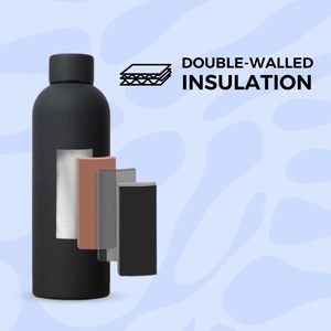 Bouteille d'eau en acier inoxydable isolée et chaude et froide réutilisable de 500ml bouteille d'eau personnalisable avec logo personnalisé - Product Image 3