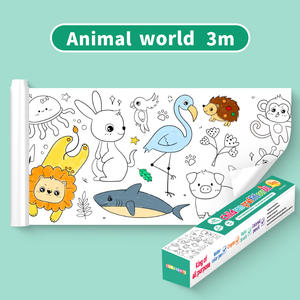 Rotolo Gigante 3M per Graffiti per Bambini, Tela Creativa per <span class=keywords><strong>Colorare</strong></span> e Disegnare, Carta Adesiva <span class=keywords><strong>da</strong></span> Parete per la Creazione Artistica dei Bambini - Product Image 1