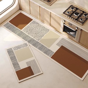 <span class=keywords><strong>Tapis</strong></span> <span class=keywords><strong>de</strong></span> <span class=keywords><strong>cuisine</strong></span> moderne sur mesure, <span class=keywords><strong>antidérapant</strong></span>, économique, fabriqué à la machine, pour la maison, en vente - Product Image 1