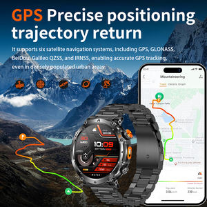 Reloj Inteligente Deportivo HKSF HT42 con GPS, Batería de 850 mAh, Posicionamiento GPS, IP68, Linterna, Brújula, Altímetro, Barómetro - Product Image 5
