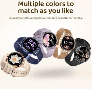 Reloj Inteligente AK88 de 1.26" 360*360 con Llamadas BT y Asistente de Voz, 123 Modos Deportivos, Seguimiento <span class=keywords><strong>Menstrual</strong></span> Femenino, IP68 a Prueba de Agua para Dama - Product Image 4