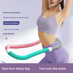 Cerceau lesté en matériau PP souple, ne blesse pas la taille, aide à perdre du poids, amincit le ventre, cerceau de fitness pour adultes et enfants - Product Image 6