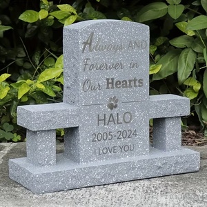 Marcador Conmemorativo para Mascotas de Resina - Lápida con Aspecto de Piedra para Banco, Adorno Decorativo para Jardín, Perfecto para Exhibir el Tributo de Mascotas en el Patio Exterior - Product Image 3
