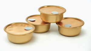 732 # Bol de nourriture pour animaux de compagnie en fer blanc jetable en deux pièces - Product Image 5