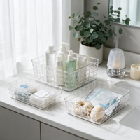 Meerdere maten transparante plastic opbergbord voor eettafel, woonkamer, voor het bewaren van fruit, desserts en snacks