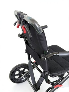 Silla de Ruedas Plegable Compacta y Pequeña, Carrito de Empuje Ultraligero, Portátil y Sencillo para Personas Mayores - Product Image 6