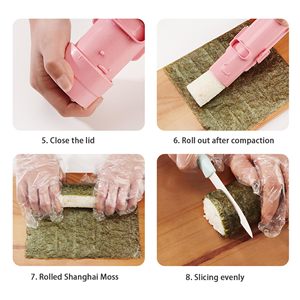 Moule à <span class=keywords><strong>sushi</strong></span> cylindrique en plastique écologique, très vendu, pour la maison, moule à riz à <span class=keywords><strong>sushi</strong></span>, bazooka, cuisine, qualité alimentaire, outil à <span class=keywords><strong>sushi</strong></span> DIY - Product Image 6