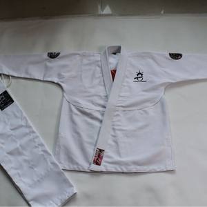武士道100% コットン柔道Gi大人男性女性子供MMAショートスタイル格闘技ロゴ入り - Product Image 5