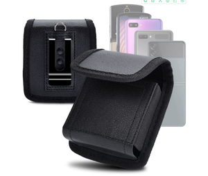 Funda de Cinturón para Teléfono Galaxy <span class=keywords><strong>Z</strong></span> Flip3, Funda de Cuero para Samsung <span class=keywords><strong>Z</strong></span> Flip3 5G, <span class=keywords><strong>Motorola</strong></span> <span class=keywords><strong>Razr</strong></span> 5G, <span class=keywords><strong>RAZR</strong></span> <span class=keywords><strong>Z</strong></span> Flip 5G - Product Image 3