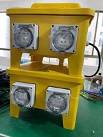 Boîte de distribution d'électricité portable et temporaire pour chantier, étanche IP67