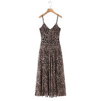 Robe longue décontractée pour femme à imprimé animalier numérique, respirante, antistatique et infroissable, ODM