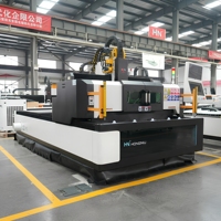Machine de découpe laser à fibre haute précision 3015, précision de 0,05 mm, découpeuse laser CNC pour tôles métalliques, 6000 W, refroidissement par eau, contrôle Cypcut