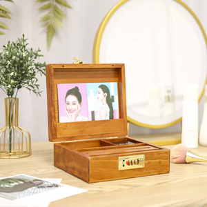 Tbci — coffret cadeau de noël en bois de pin rustique, accessoire de fumage, boîte de rangement de <span class=keywords><strong>tabac</strong></span> et d'herbes - Product Image 2