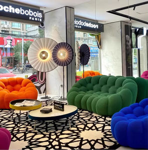 Sofá Cama Hecho a Mano con Diseño Acolchado, Función de Balanceo y Extensión, Material PU, Ergonómico, para Hogar, Oficina, Centro Comercial, Hotel, Hospital, Escuela - Product Image 6