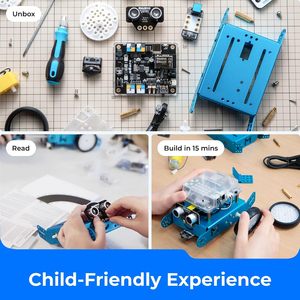 Makeblock mBot Robot Kit con Dongle, Conexión Bluetooth de 25 pies de Alcance, Proyectos STEM para Niños de 8 a 12 Años - Product Image 5