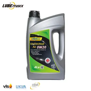 Lubrificante lubemax olio motore sae 0 w20 olio motore completamente sintetico 5L litri e commercio all'ingrosso globale