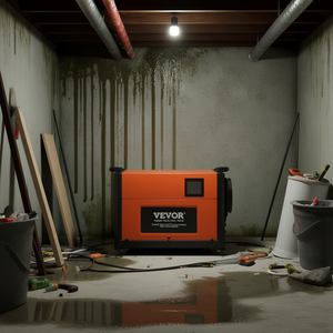 เครื่องลดความชื้นเชิงพาณิชย์ VEVOR ขนาด 125 ไพน์ต์ 7.5 กก. ใช้สารทำความเย็น R29 สำหรับห้องใต้ดิน ห้องคลาน และสถานที่ทำงาน - Product Image 2