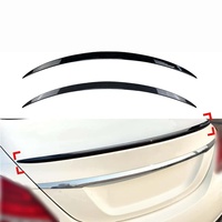 Aileron de coffre arrière en ABS noir brillant et motif carbone pour Mercedes Benz Classe C W205 C180 C200 C260 2015+
