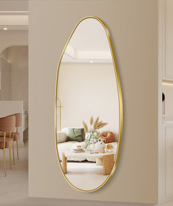 <span class=keywords><strong>Specchio</strong></span> da Parete con Cornice in Metallo Art Deco Personalizzabile per Soggiorno, Bagno, <span class=keywords><strong>Ingresso</strong></span>, Decorazione a Tutta Parete - Product Image 2