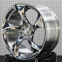 Velg Kustom Floating Rims 18 19 20 21 Inch 5 Spoke 6061 T6 Aluminium untuk Chevrolet Corvette Ukuran PCD ET CB Finishing CNC Machined
