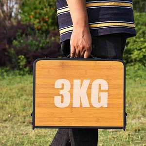 Tavolo da Picnic Pieghevole in Alluminio Moderno, Resistente e Impermeabile, <span class=keywords><strong>con</strong></span> Cuscino ad Asciugatura Rapida - Product Image 4