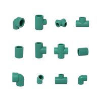 Raccords Ppr de couleur verte d'approvisionnement en eau de haute qualité accessoires de tuyaux de plomberie en plastique raccords Ppr