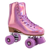 Patins à roulettes quad pour adultes, garçons et filles, niveau professionnel, en PU, avec tige brillante en PP, pour la patinoire