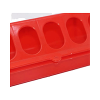 Nouvelle mangeoire à poulet en plastique de 50 cm avec 28 trous pour l'élevage de volailles, mangeoires pour animaux, matériau PP, état neuf
