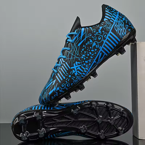 Chaussures de football de haute qualité légères pour l'extérieur, chaussures de football antidérapantes, doublure confortable, chaussures de football pour adolescents - Product Image 2