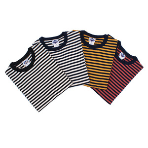 Nuova Collezione Estiva: T-Shirt da Uomo a Righe Breton, Casual, 100% Cotone, Collo Tondo, Vestibilità Comoda, Manica Corta, Fornitore Affidabile - Product Image 1