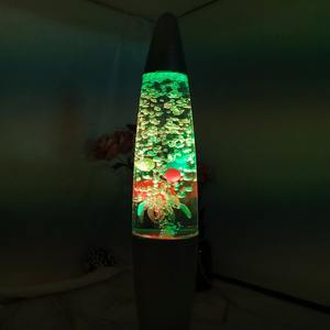 Lámpara de lava RGB Tornado, decoración LED de paisaje, ambiente creativo, cambio automático de color, enchufe USB, fuente de alimentación 3*AA - Product Image 4