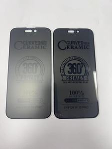 Pellicola di Privacy in <span class=keywords><strong>ceramica</strong></span> opaca per iphone Anti spy 360 vetro di protezione per galaxy 24s ultra per iPhone 17 Pro Max - Product Image 4
