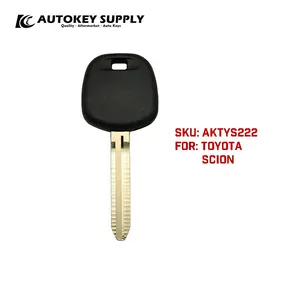 ट्रांसपोंडर गाड़ी की चाबी काटा हुआ TR47 कुंजी ब्लेड के लिए चिप के बिना Toyo. एक TOY43